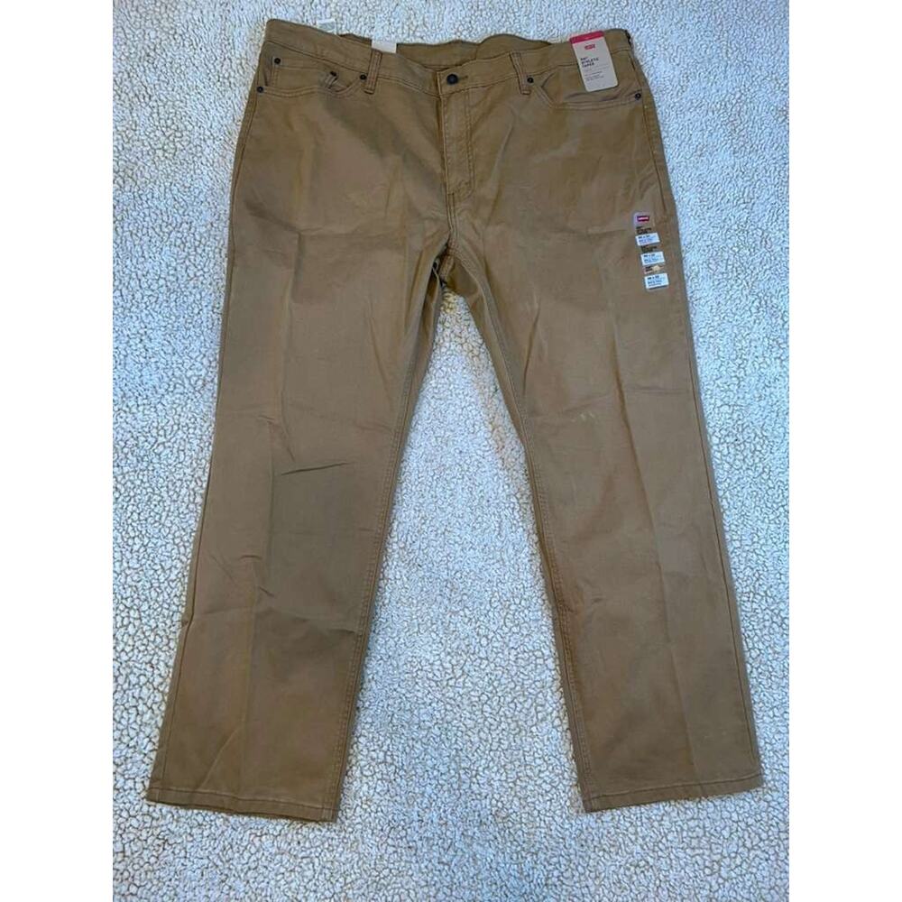 Levi’s 541 Athletic Taper Jeans 46x32 Khaki Stretch Big & Tall Mens